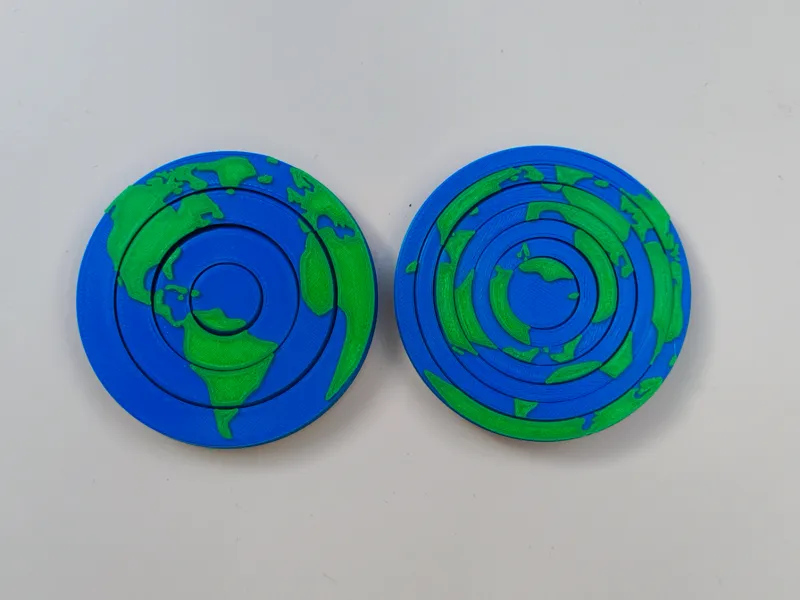 Earth fidget puzzle