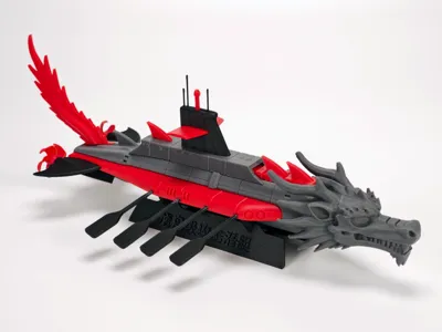 1:72 Dragon Boat Class Attack Submarine / Disassembled parts, no AMS needed