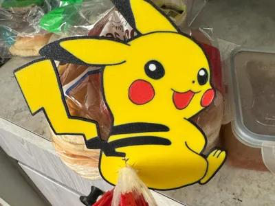 Pikachu Bread Clip / Bread Tie - Easy Print 