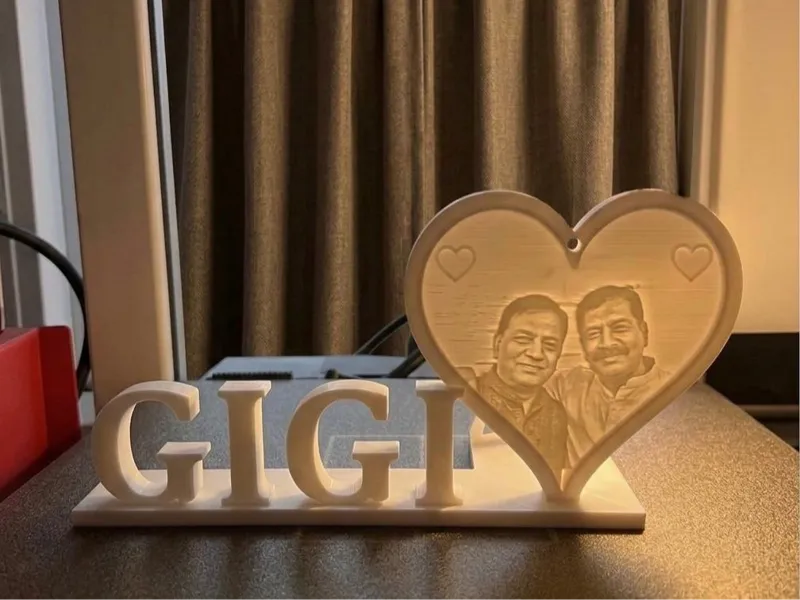 GIGI light up lithophane