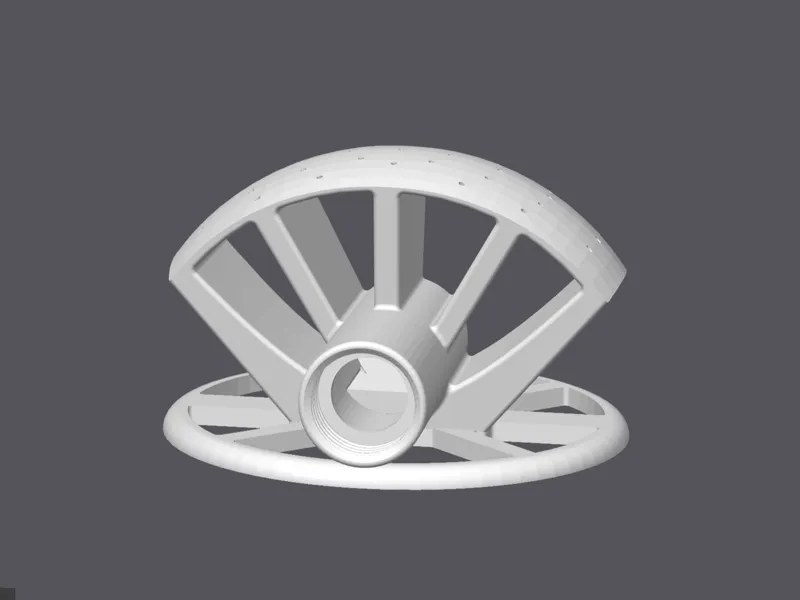 Narrow / Wide "Fan" angle spray pattern sprinkler