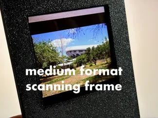 6x6 120 medium format scanning frame