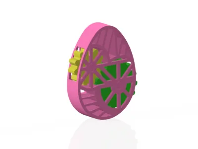 Clockwork Easter Egg Fidget