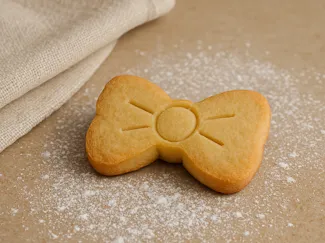 Bow Tie Cookie Cutter with Stamp