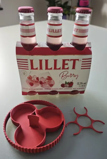 Modelo para impresión 3D: LILLET 3x 200 ml Geschenkverpackung — vista de referencia 3
