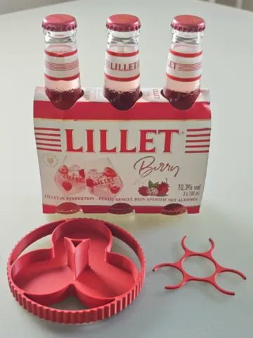 Modelo para impresión 3D: LILLET 3x 200 ml Geschenkverpackung — vista de referencia 2
