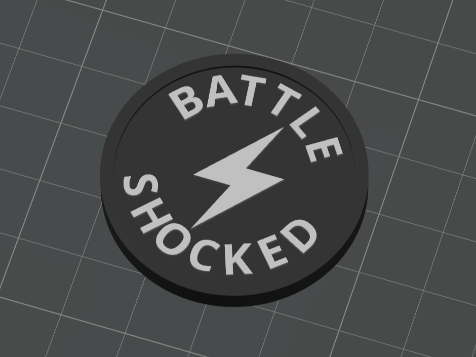 battleshock token (40mm)