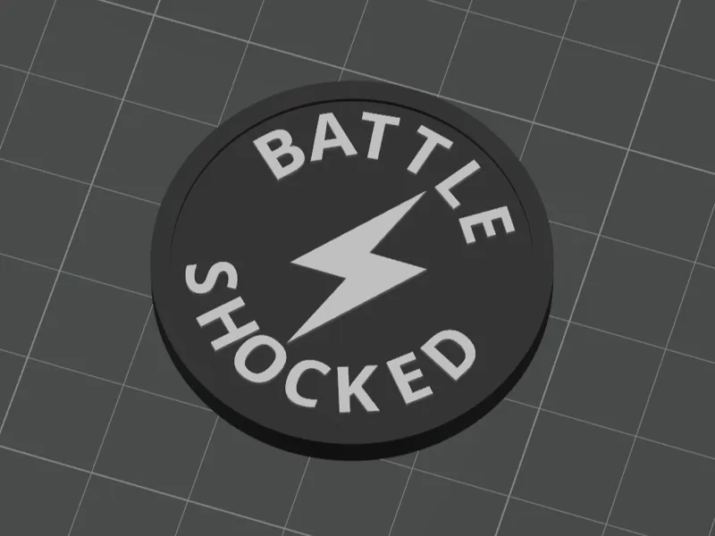 battleshock token (40mm)