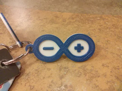 Arduino logo Keychain for tech lovers