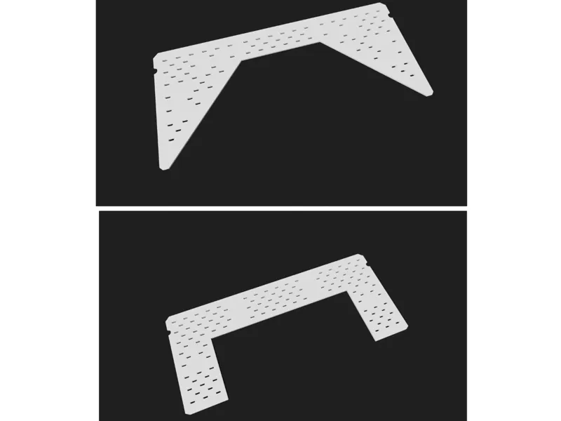 Quarter U Horseshoe Vented Shelf - Rudsta Wide