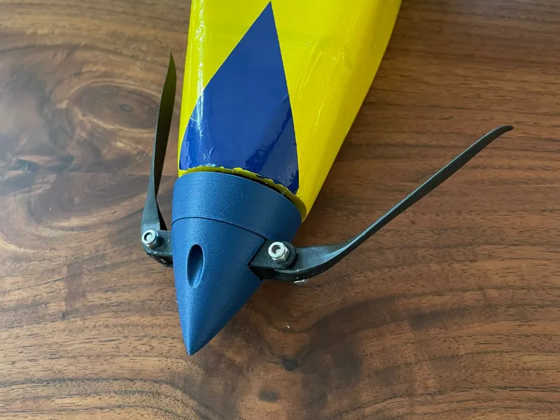 Rc Airplane Folding Propeller with Spinner Mount