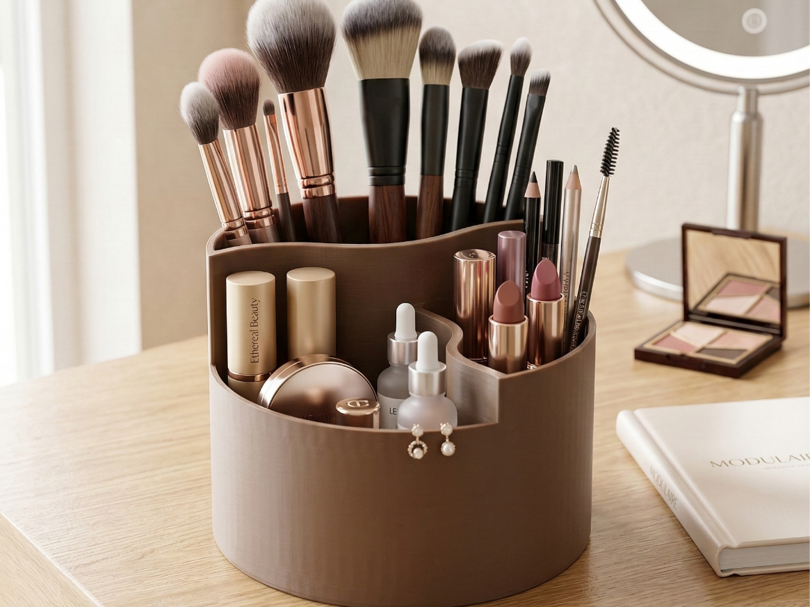 3-Tier Cosmetic Organizer: Scalable-Print in Place