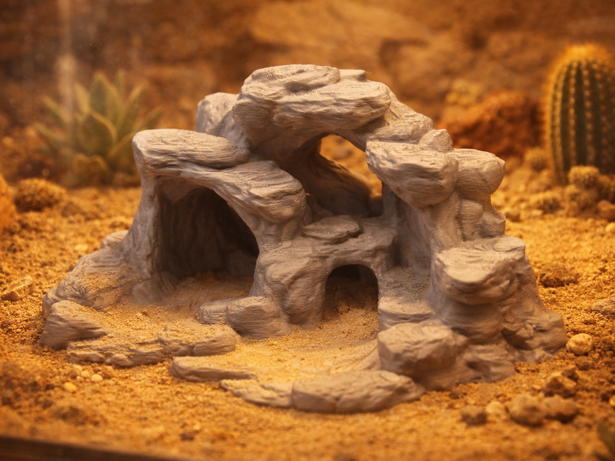 Stone Caves Hideout - Terrarium & Aquascape Decor