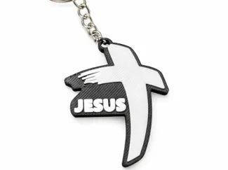Jesus Cross Keychain - Christian Faith