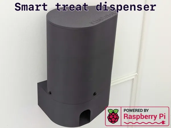 KibbleBot, distributeur intelligent de friandises
