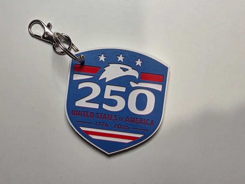 250 years KeyChain