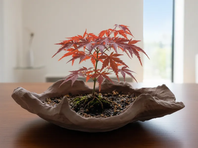 Bonsai Schale Cliff Organische Felsenformation