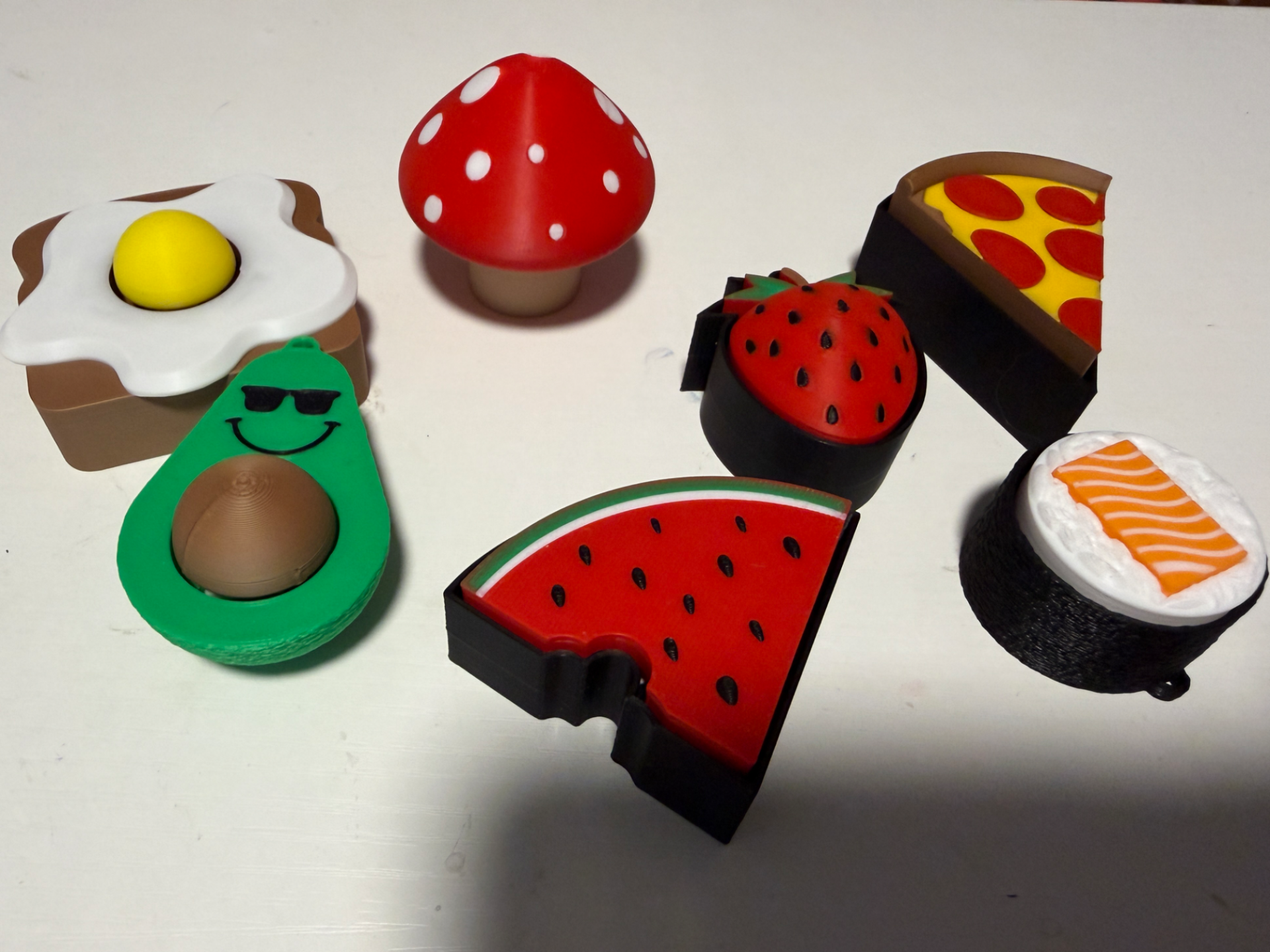 Food Fidget Clickers