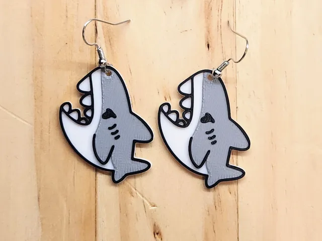 Shark Earrings