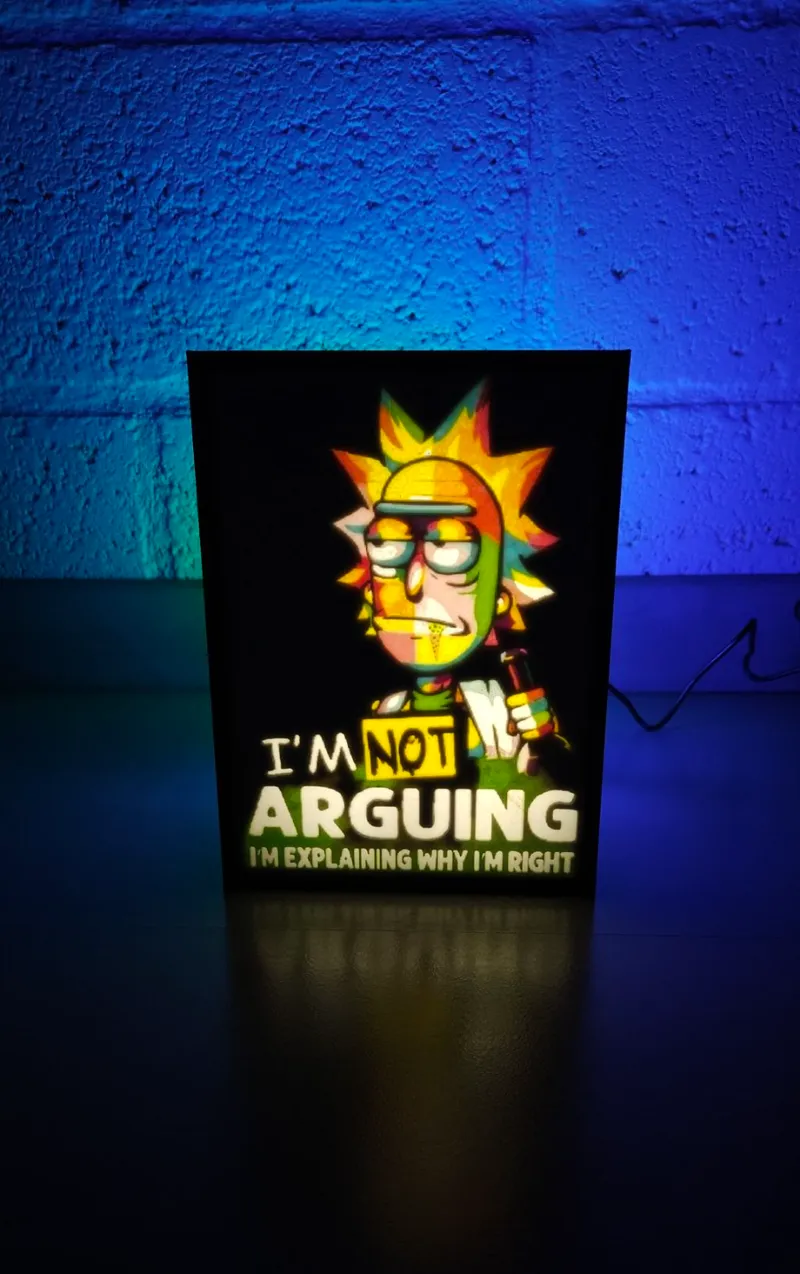 Lithophane Rick Sanchez