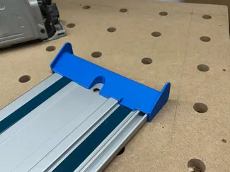 Makita / Festool track saw guide rail end cap