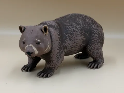 Letrero o emblema decorativo: Walter the Wandering Wombat — referencia de MakerWorld