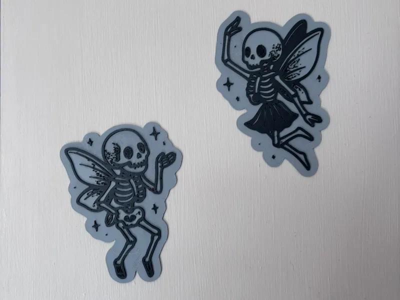 Skeleton Fairy Wall Art