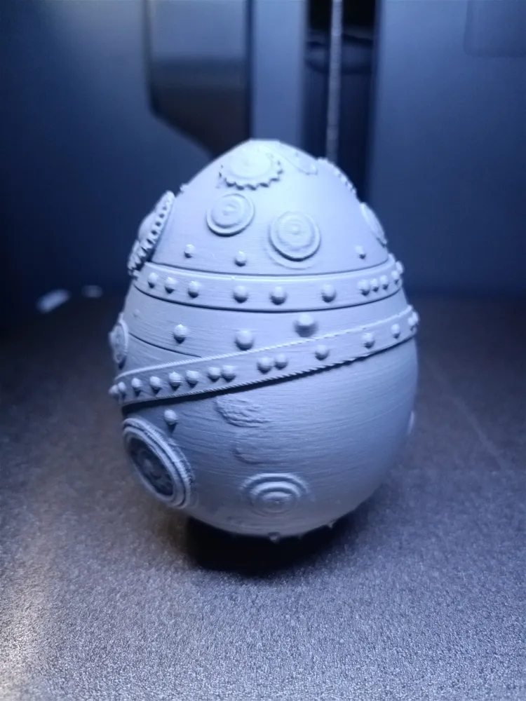 Steampunk Easter Egg v2 - Free 3D Print Model - MakerWorld