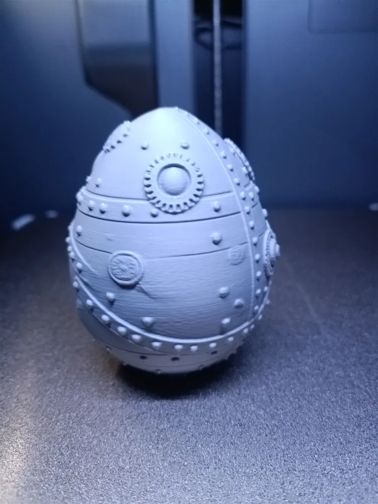 Steampunk Easter Egg v2 - Free 3D Print Model - MakerWorld