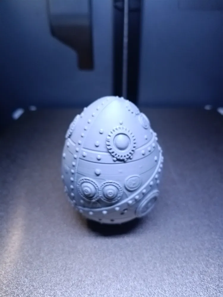 Steampunk Easter Egg v2 - Free 3D Print Model - MakerWorld