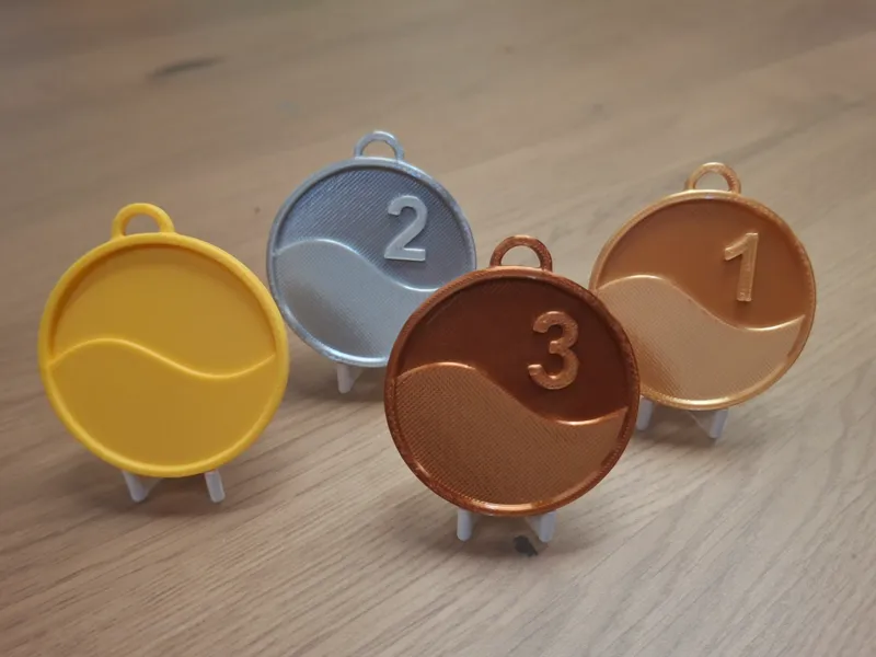 Medaille Neutral - Leer, Platz 1, Platz 2, Platz 3