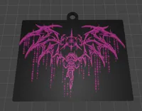 Murder Drones Solver Uzi key chain