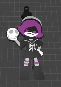 Murder Drones Uzi key chain