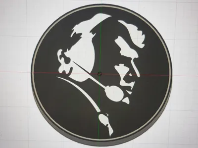 Madden Lightbox Circle Lightbox with Stand