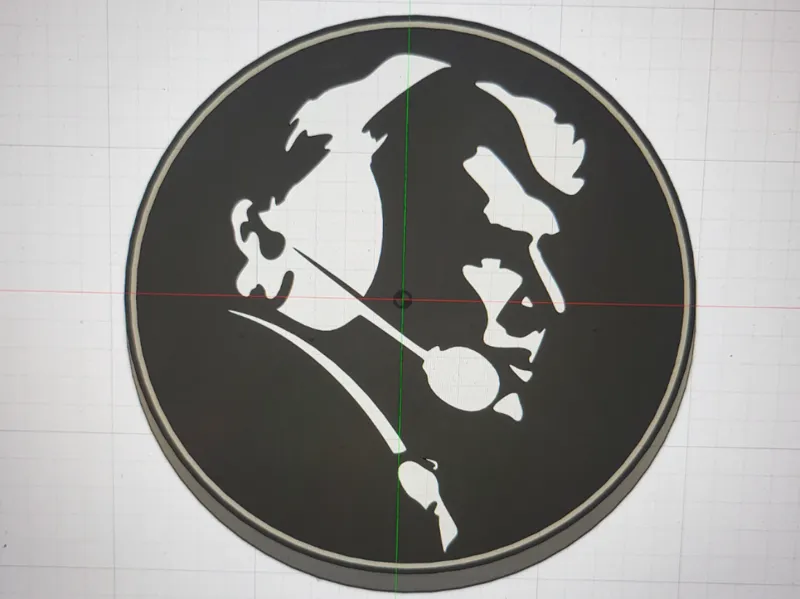Madden Lightbox Circle Lightbox with Stand