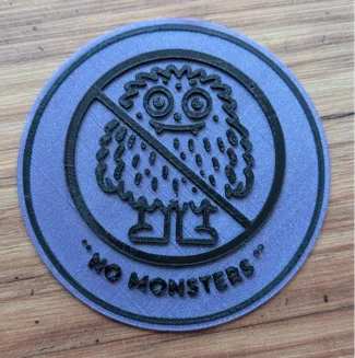 Sign "No Monsters"