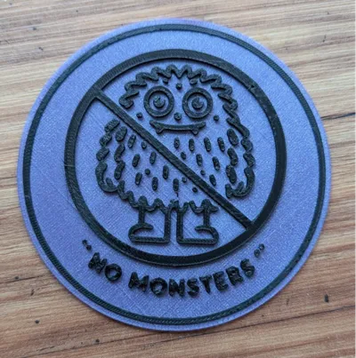 Sign "No Monsters"