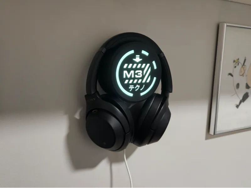 Sci-Fi headphones wall mount