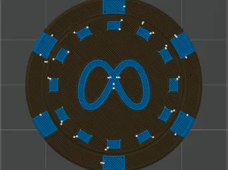 Meta Logo - chip spinner
