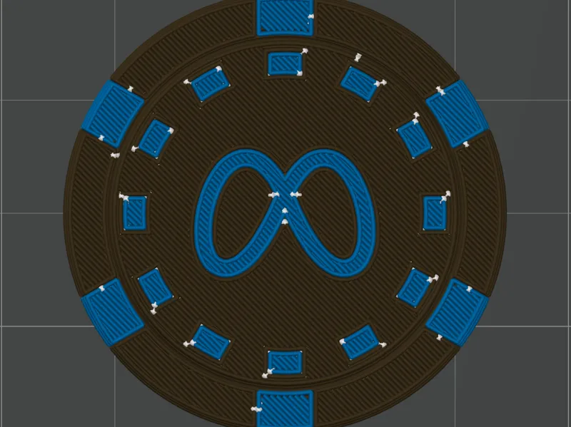 Meta Logo - chip spinner