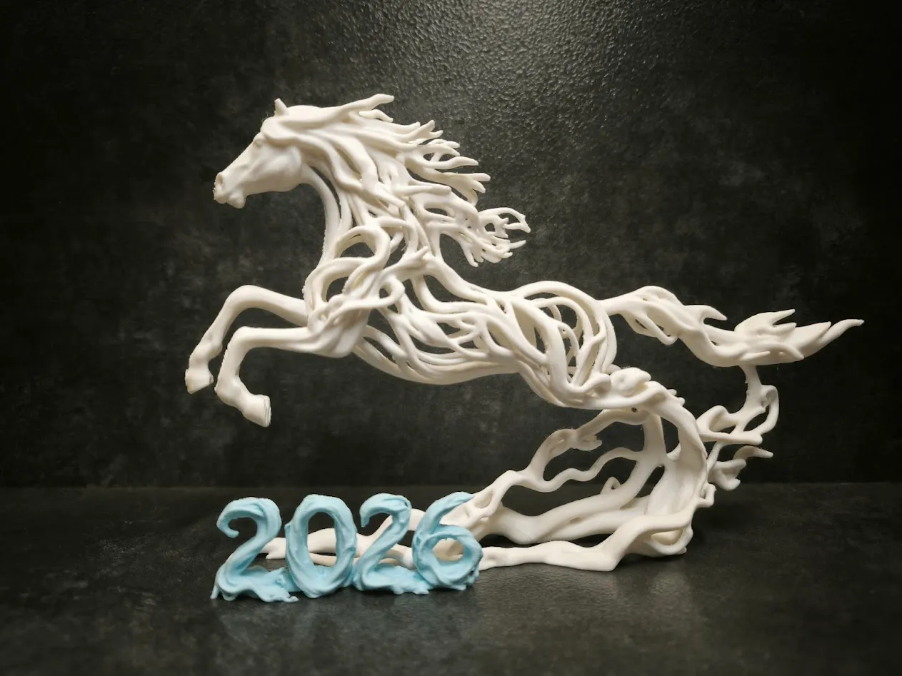 Year of the Horse 2026 - Ethereal Stallion view 3