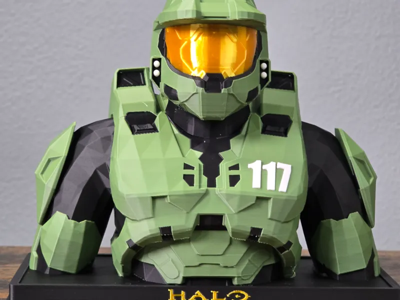 Master Chief Multicolor Bust