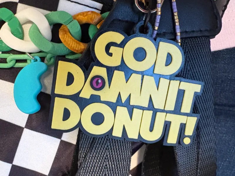 Dungeon Crawler Carl Princess Donut Keychain