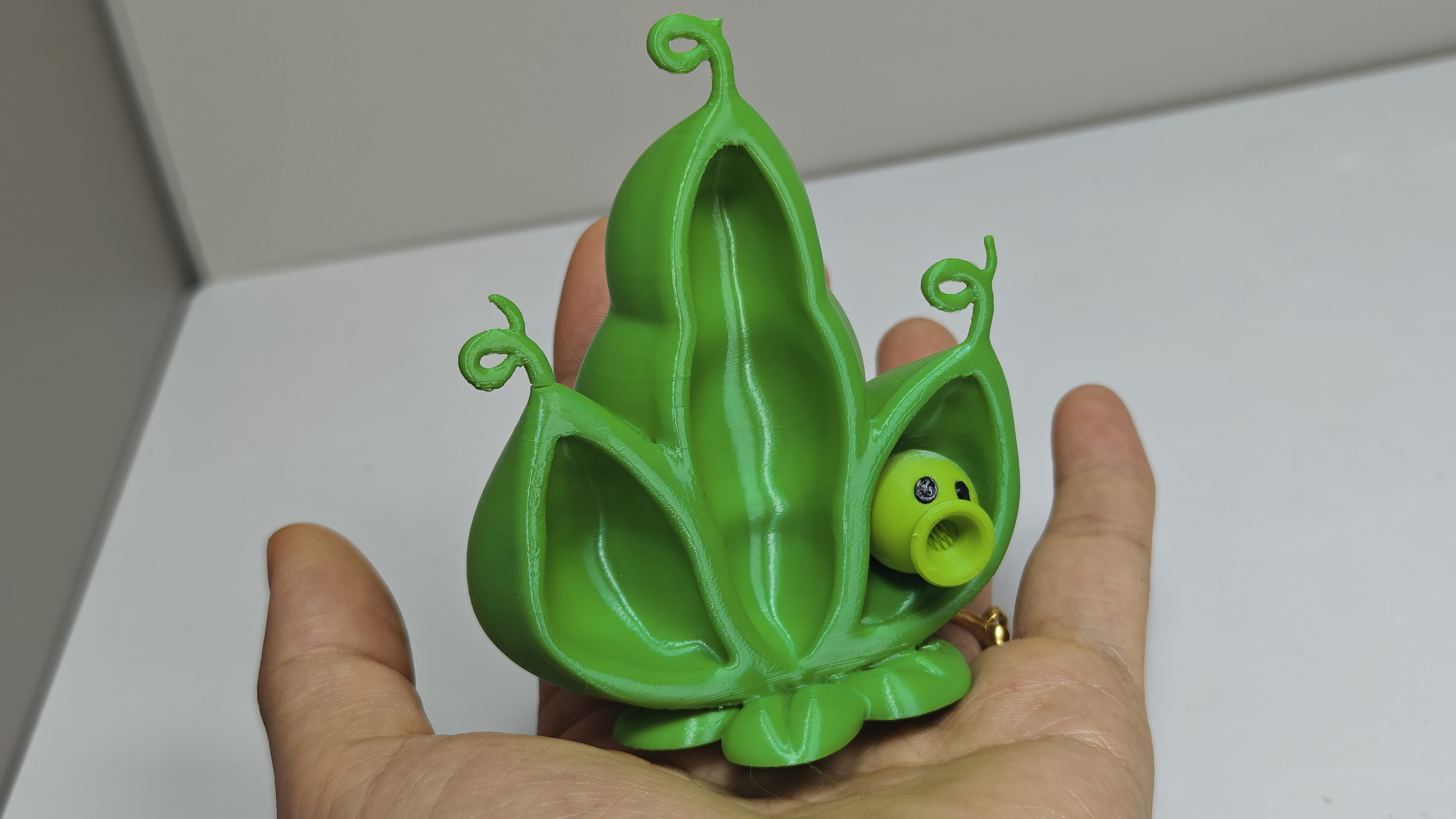 Miniatura 2 do modelo 3D 植物大战僵尸_豌豆荚