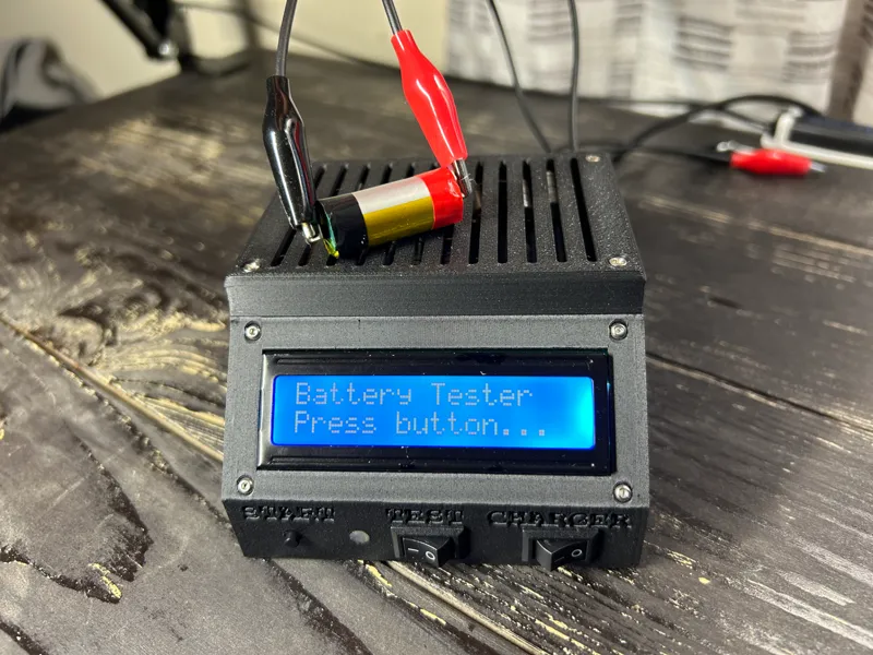 Battery capacity tester and charger