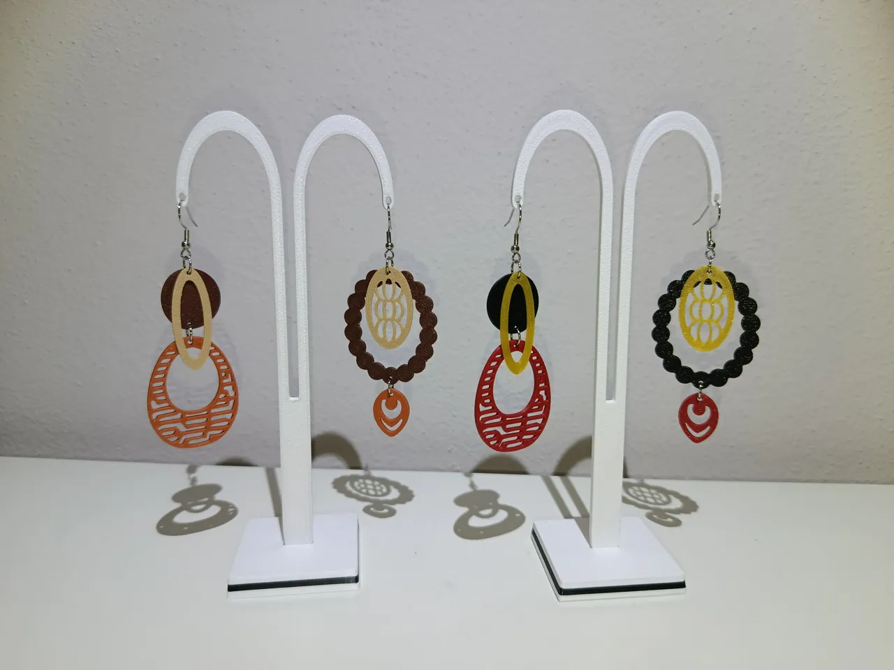 VOLCANIC LAVA EARRINGS view 3