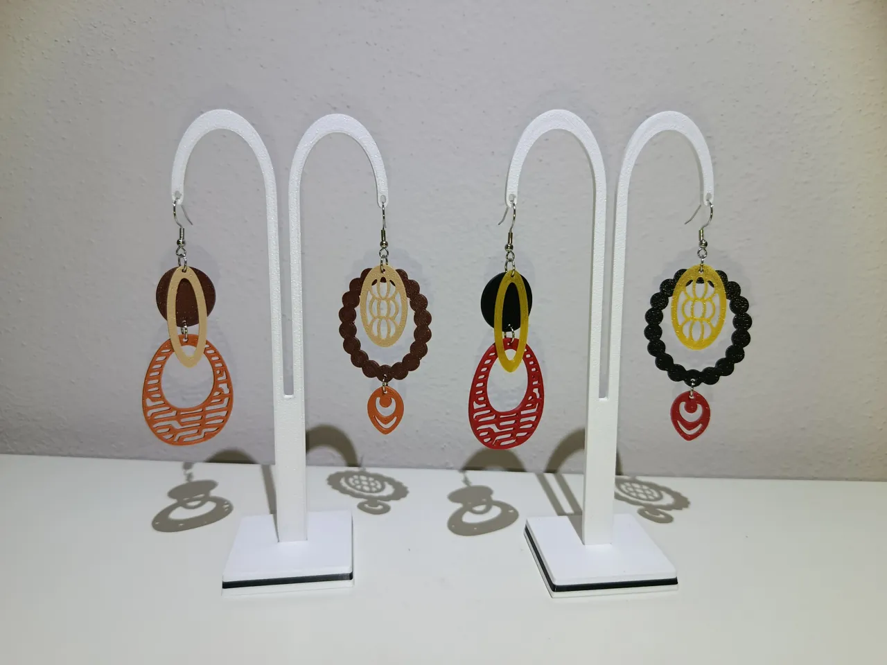 VOLCANIC LAVA EARRINGS view 2