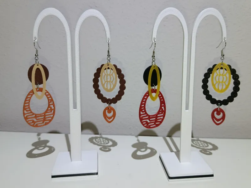 VOLCANIC LAVA EARRINGS