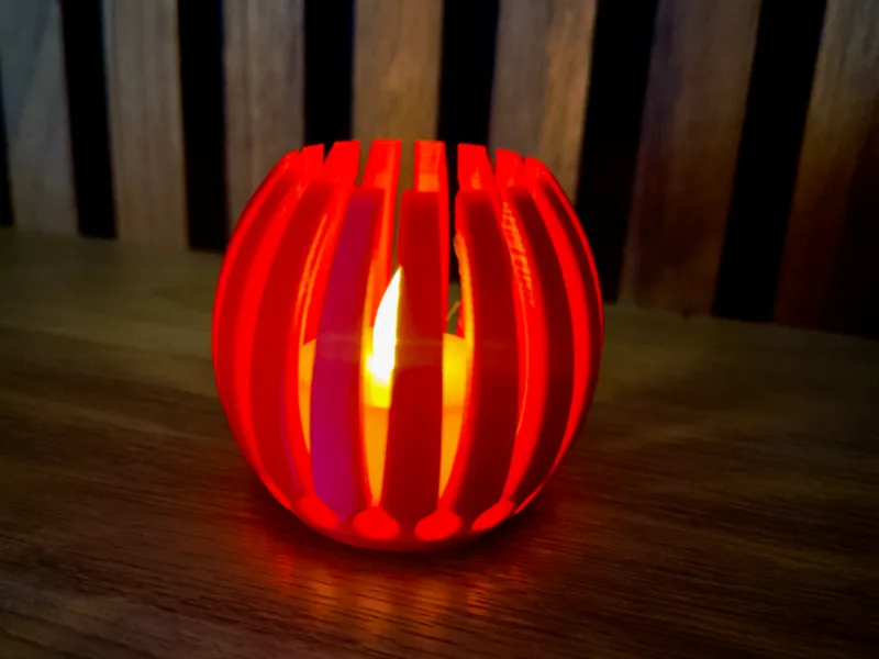 Tealight in bowl shape