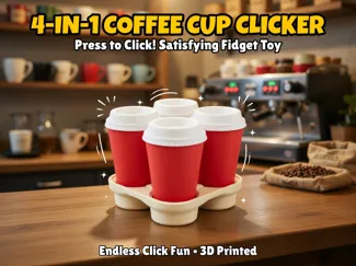 4in1 Coffee Tray Clicker
